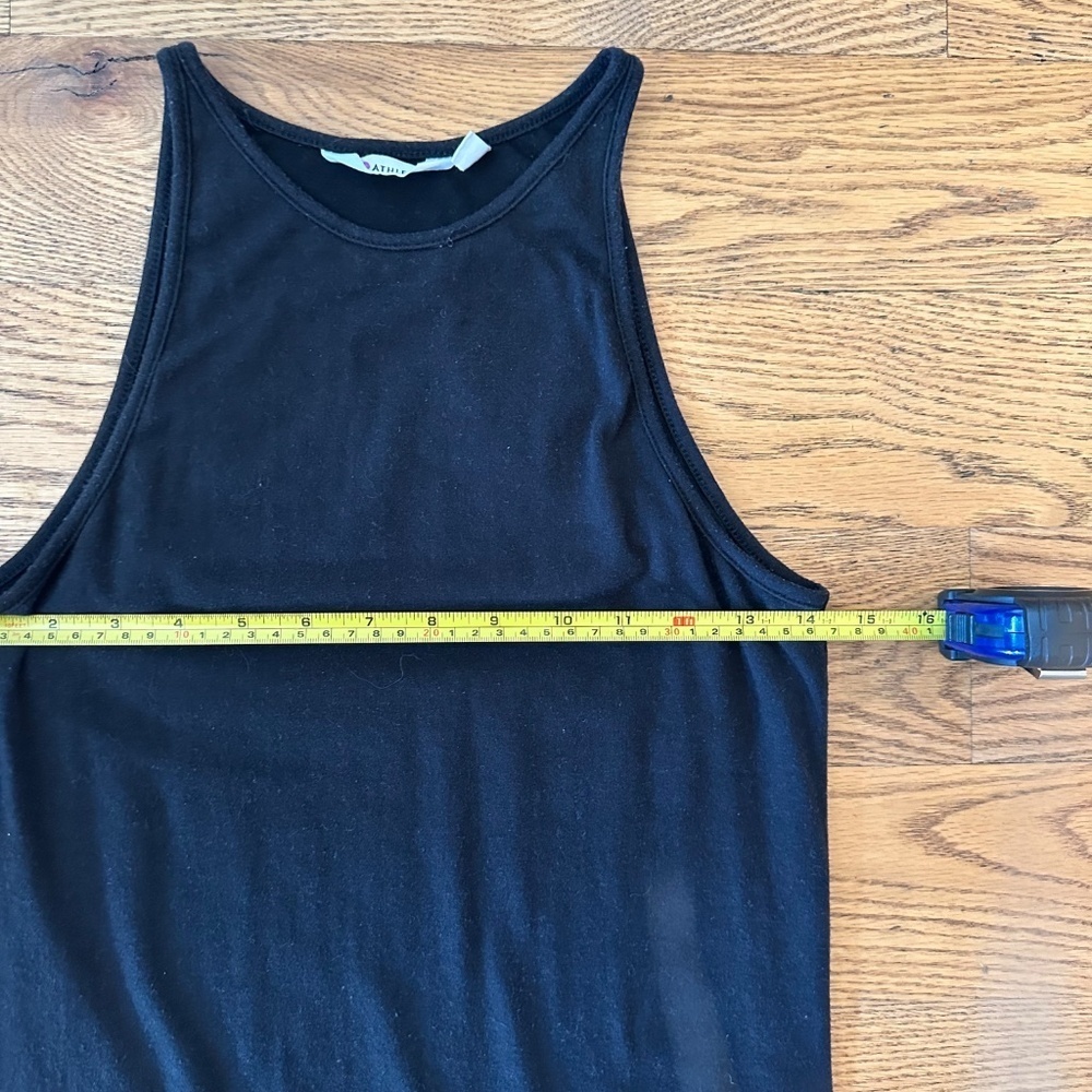 Athleta Midi Slimming Tank Dress in Black (Size XS) - Picture 4 of 7
